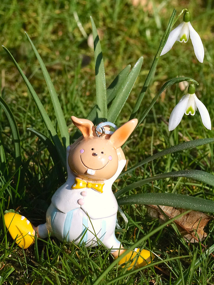 påske, påske dekoration, bunny, påske bunny, Hare, forår, figur
