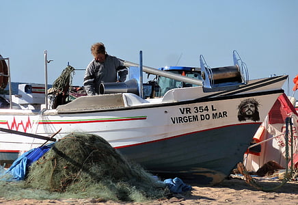 közlekedés, horgászcsónak, Visser, csónak, Sloop, fából készült hajó, Beach