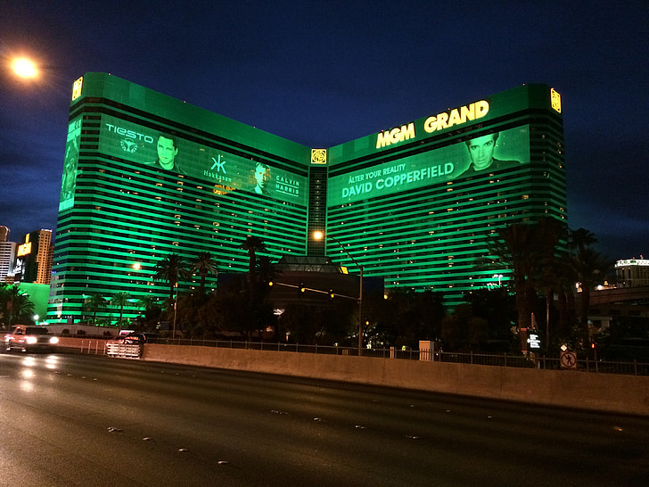 Las Vegas strip, MGM grand, Hotel, Spiele, Glücksspiel, spielen, Tourismus