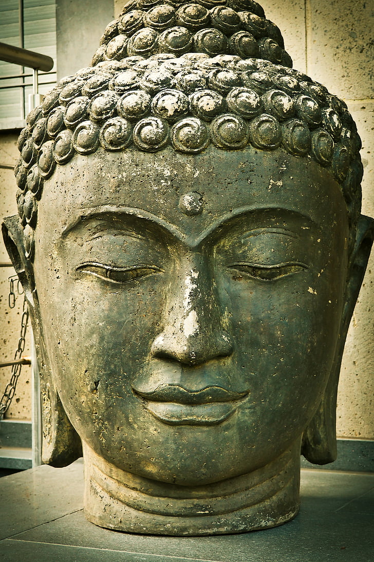 Bouddha, statue de, sculpture, l’Asie, art, bouddhisme, religion