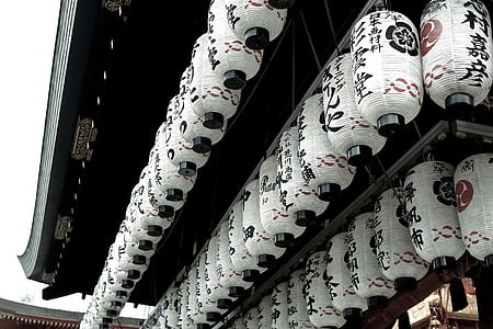 lanterne, Japon, traditionnel, Sanctuaire