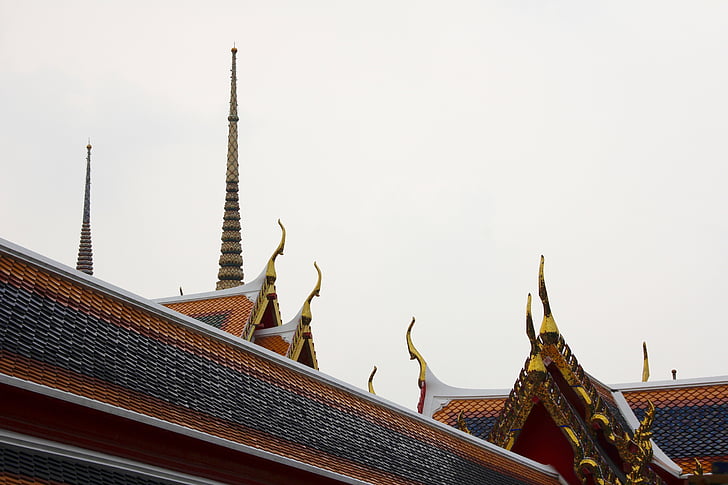 храма, покрив, Пагода, архитектура, дворец, будизъм, югоизток