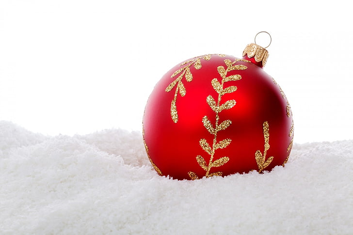 Natal bola, perhiasan, Perayaan, Natal, dekorasi, kaca, liburan