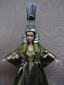 docka, karaktär, leksak, Egypten, statyett, kronan, gudinnan