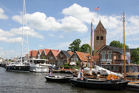 Grou, Friesland, su sporları, rekreasyon, tekne, Turizm, deniz gemi