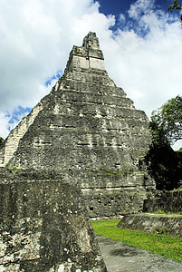 Guatemala, Tikal, Veľká pyramída, Maya, civilizácie, kolumbijskej, Dažďový prales
