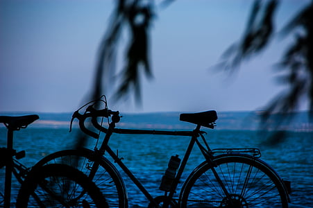 rowerów, Zobacz, sportowe, rower, podróży, wakacje, odkryty