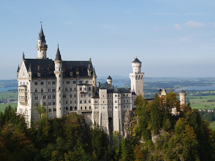 Neuschwanstein, Bavaria, Germania, Castelul