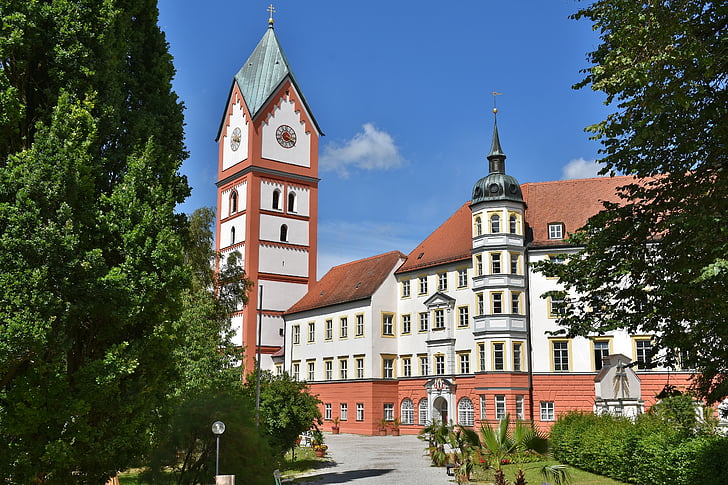 kláštor, Scheyern, Benediktínsky, Benediktínsky kláštor, náboženstvo, Bazilika, dom wittelsbach