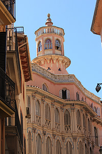 Mallorca, épület, ablak, Holiday, utazás, Spanyolország, nyári