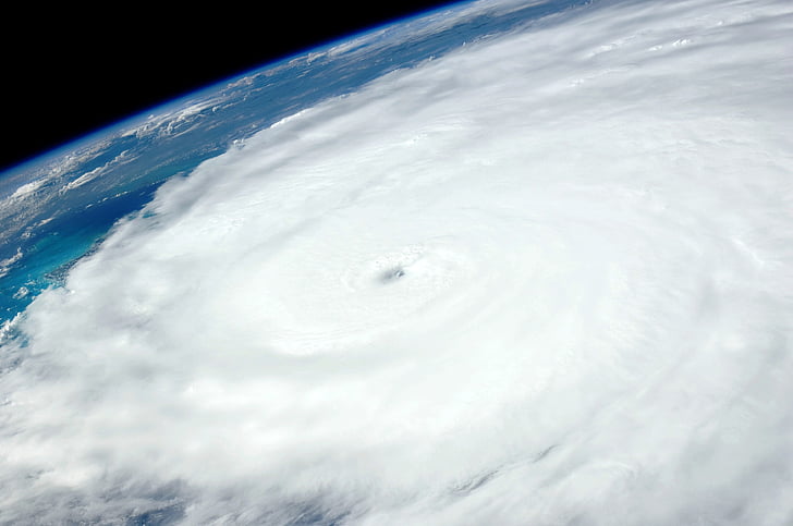 ouragan, Irene, station spatiale internationale, 2011, nuages, météo, Storm