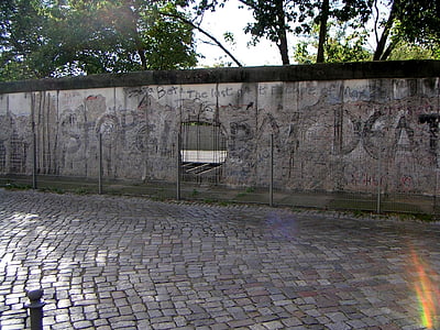 柏林墙, 片段, 柏林, 德国, ddr, 德国联邦共和国, 德国东部