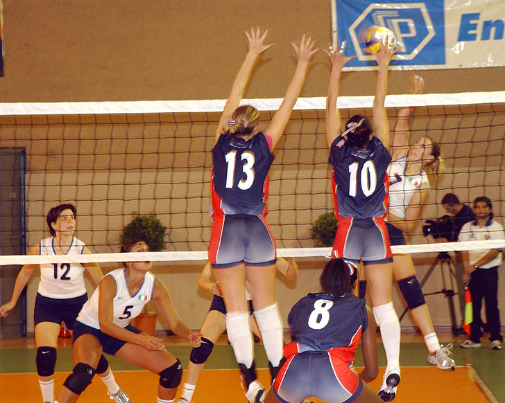 Volleyball, Frauen, Team, Sport, Wettbewerb, Athlet, Spiel