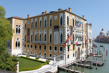 Venice, brīvdiena, Itālija, vecais, vēsturisko, ūdens, upes