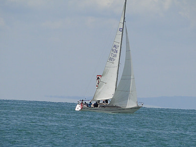 ветроходна лодка, Боденското езеро, платно
