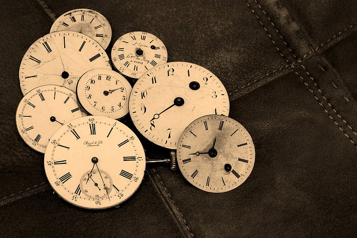 watches, old, antique, time indicating, wind up, time, clock