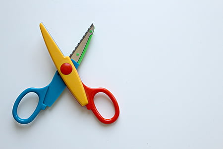 scissors, colorful scissors, color, tinker, colorful, hobby, macro