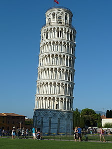 Пиза, Италия, Башня, История, большая группа людей, Туристические направления, Архитектура