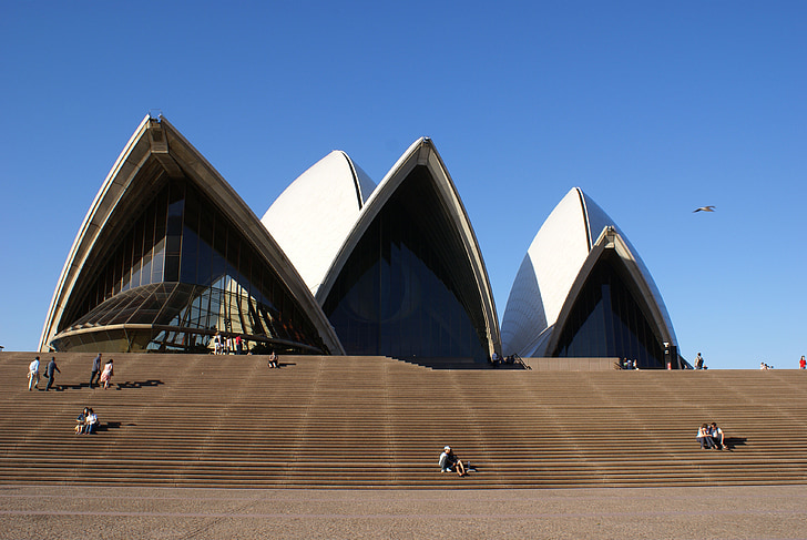 Sydney opera house, budynek, Architektura, centrum sztuki, Australia, Jørn utzon, Bennelong point