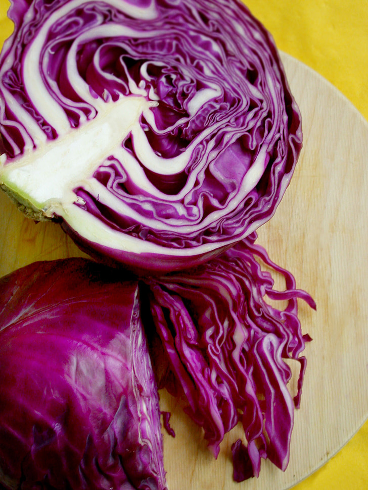 red cabbage, cut, vegetables, eat, food, healthy, cabbage