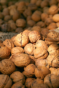 skořápkové ovoce, Vlašské ořechy, trh, koupit, obchod, jídlo, ořech