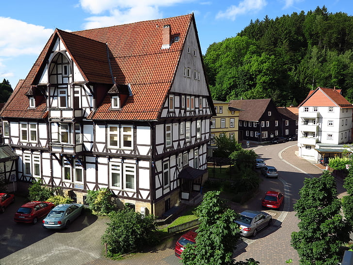 home, resin, truss, architecture, facade, old town, fachwerkhaus
