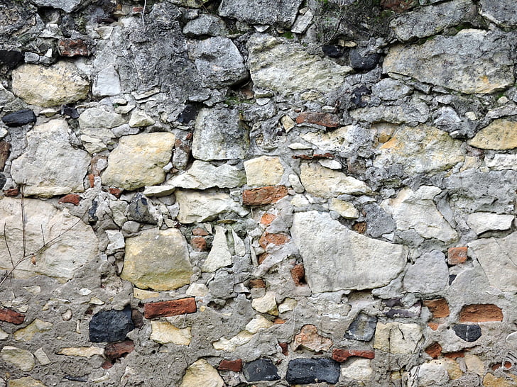 vegg, Sassi, stein, stein materiale, innebygd struktur, teksturert, arkitektur
