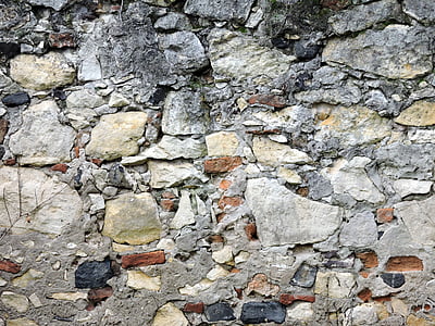 væg, Sassi, sten, sten materiale, indbygget struktur, tekstureret, arkitektur