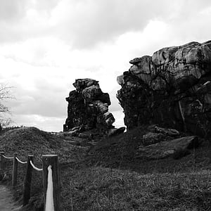 paret del diable, resina, natura, Roca, pedra, paisatge, muntanya