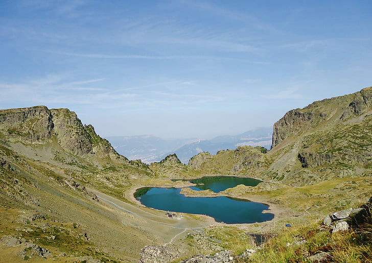 λίμνες robert, λίμνες, Γαλλία, Άλπεις, βουνό, φύση, Πεζοπορία