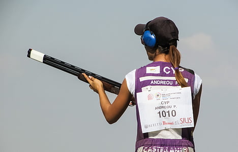 shooting, sport, competition, activity, game, athlete, female