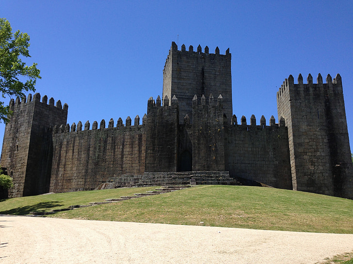 Castello, Guimaraes, Portogallo, Fort, storia, posto famoso, architettura