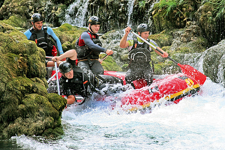rafting, una river, bosnia