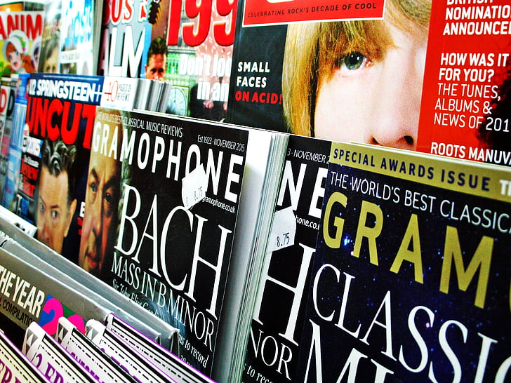 baggrund, Magazine, Læs, månedlige, blank, læsning, livsstil