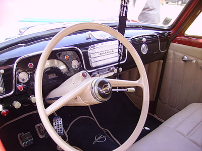 volante, Automatico, interni, controllo, Opel