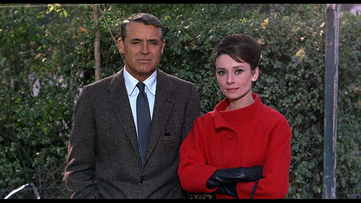 grant Cary, audrey hepburn, 1963, film américain, États-Unis, é.-u., titre de Charade