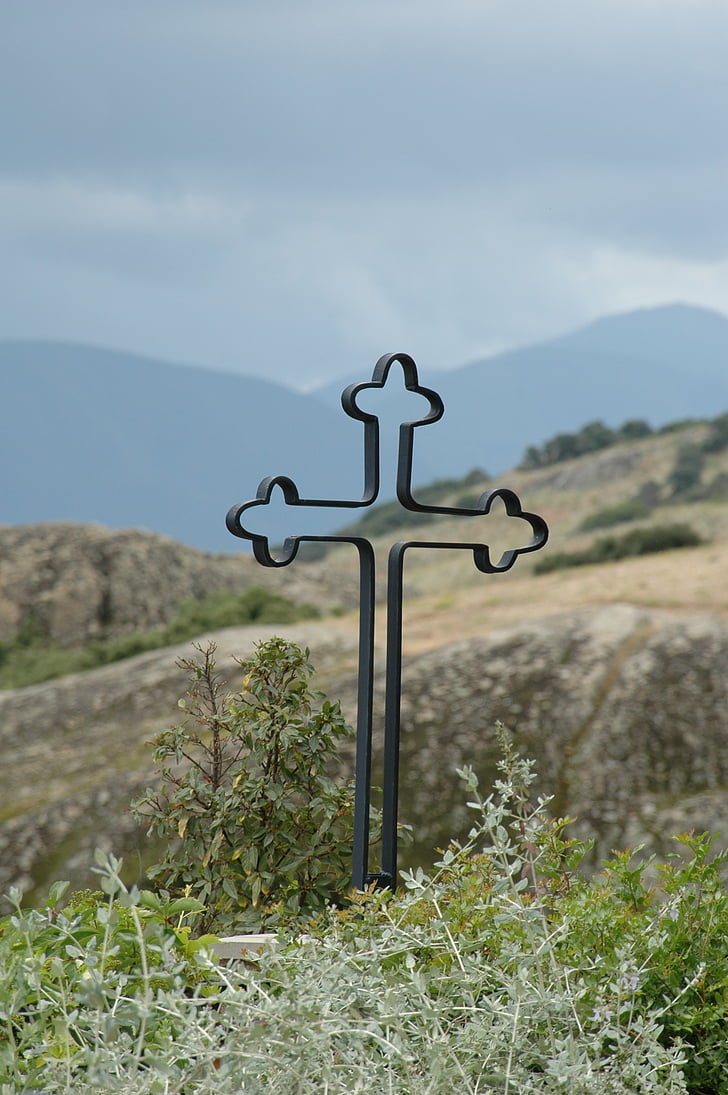 cross, landscape, religion