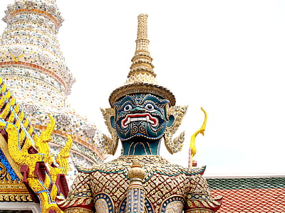 Bangkok, Grand, Wat, Buddha, Emerald, Royal, rakennus