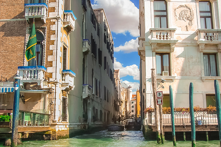 Itália, Veneza, canal, vida, cultura, Venezia, cidade