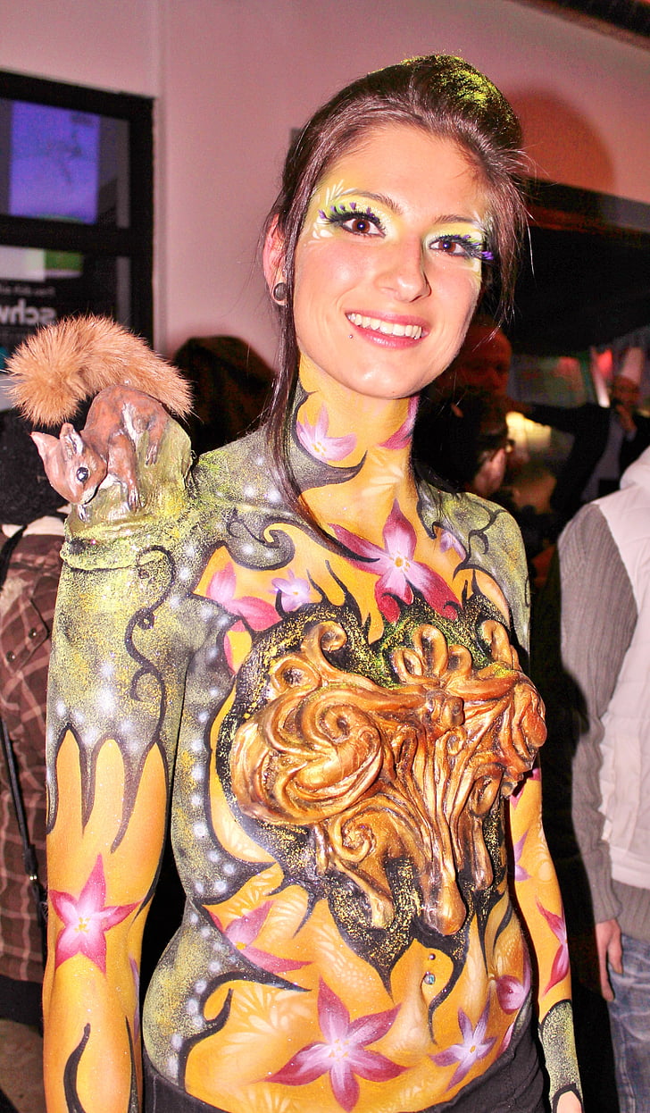 body painting, painting, magical, artists, beautification, artwork