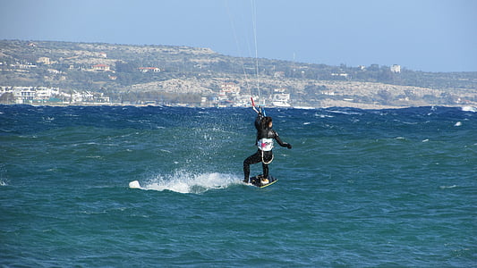 kite surf, surfer, surfing, sport, extreme, wind, activity