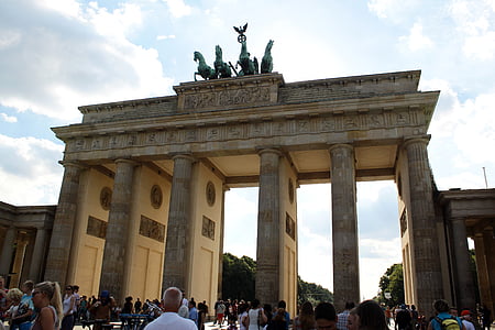 Berlin, Almanya, Şehir, mimari, kapı, brandenburg kapısı, Geçmiş