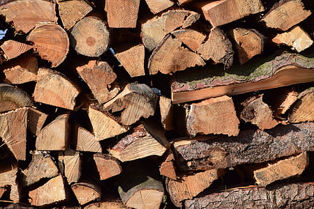 дървен материал, дърва за огрев, holzstapel, нарастващата наличност, регистър, наредени, за съхранение на багаж