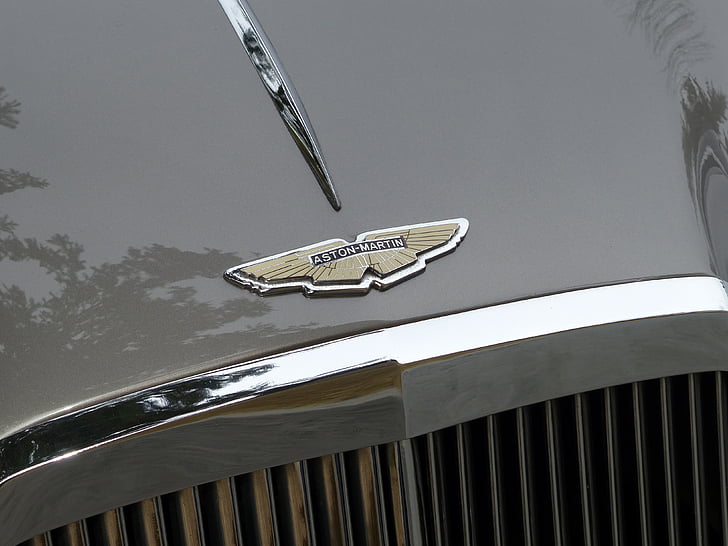 auto logo, auto, Aston martin, auto, Oldtimer, kapuuts, Briti autod