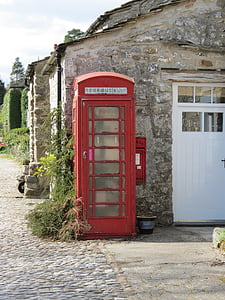 telephone, telephone box, british, old