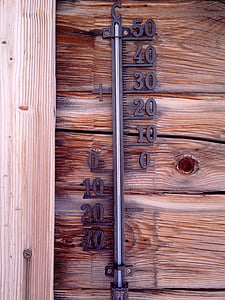 manj, deset, stopinj, Celzija, termometer, Frost, lesa
