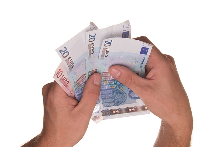 Euro, peniaze, platiť, hotovosť, výpožičky, pôžička, požičiavanie