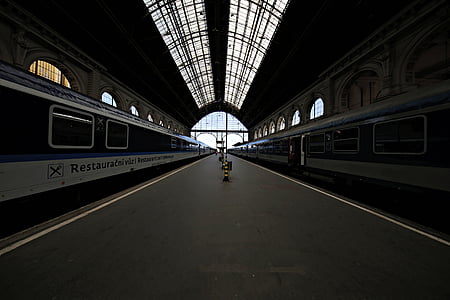 kereta api, kereta api, lokomotif, transportasi, Hongaria, trek, rel