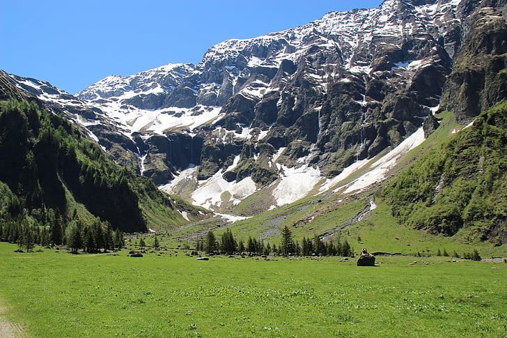 Vodopad, Tirol, priroda, planine, krajolik, alpski, Austrija