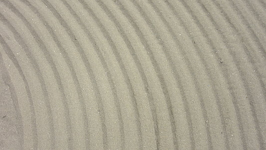 pasir, lengkungan, Zen, pola, latar belakang